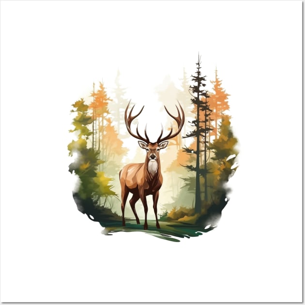 Deer Lover Wall Art by zooleisurelife